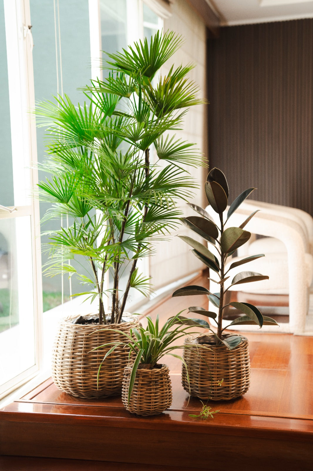 BASKET ROUND GREY