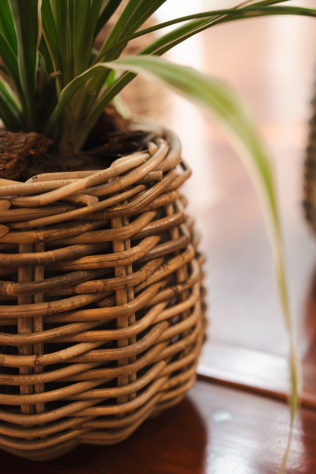 BASKET ROUND GREY