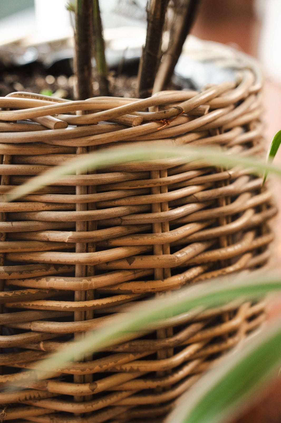 BASKET ROUND GREY